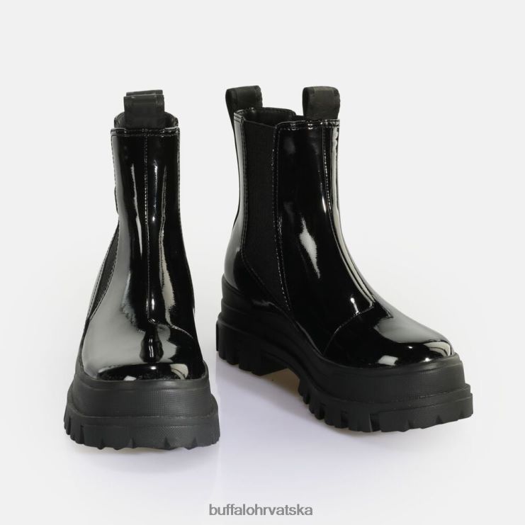 crno Buffalo aspha chelsea mid ankle-bot vegan |čizme TDD6T479